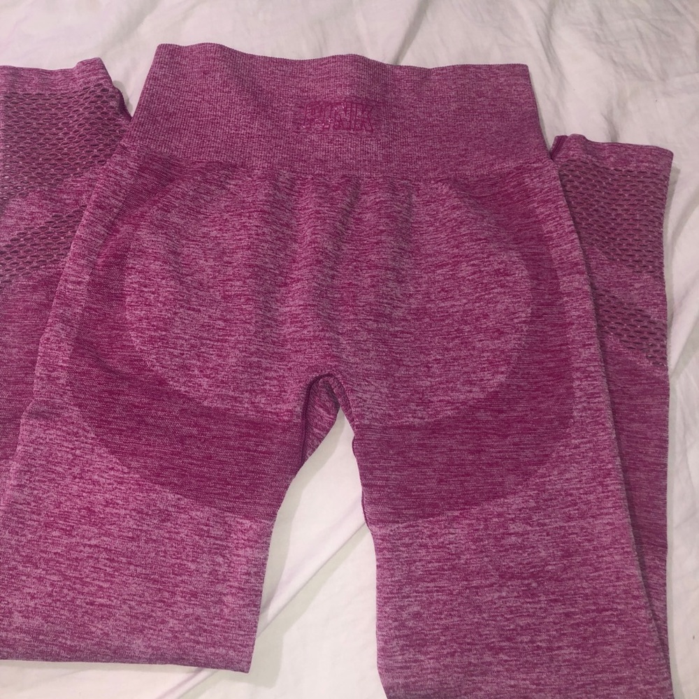 Victoria secret PINK seamless leggings WORN ONCE